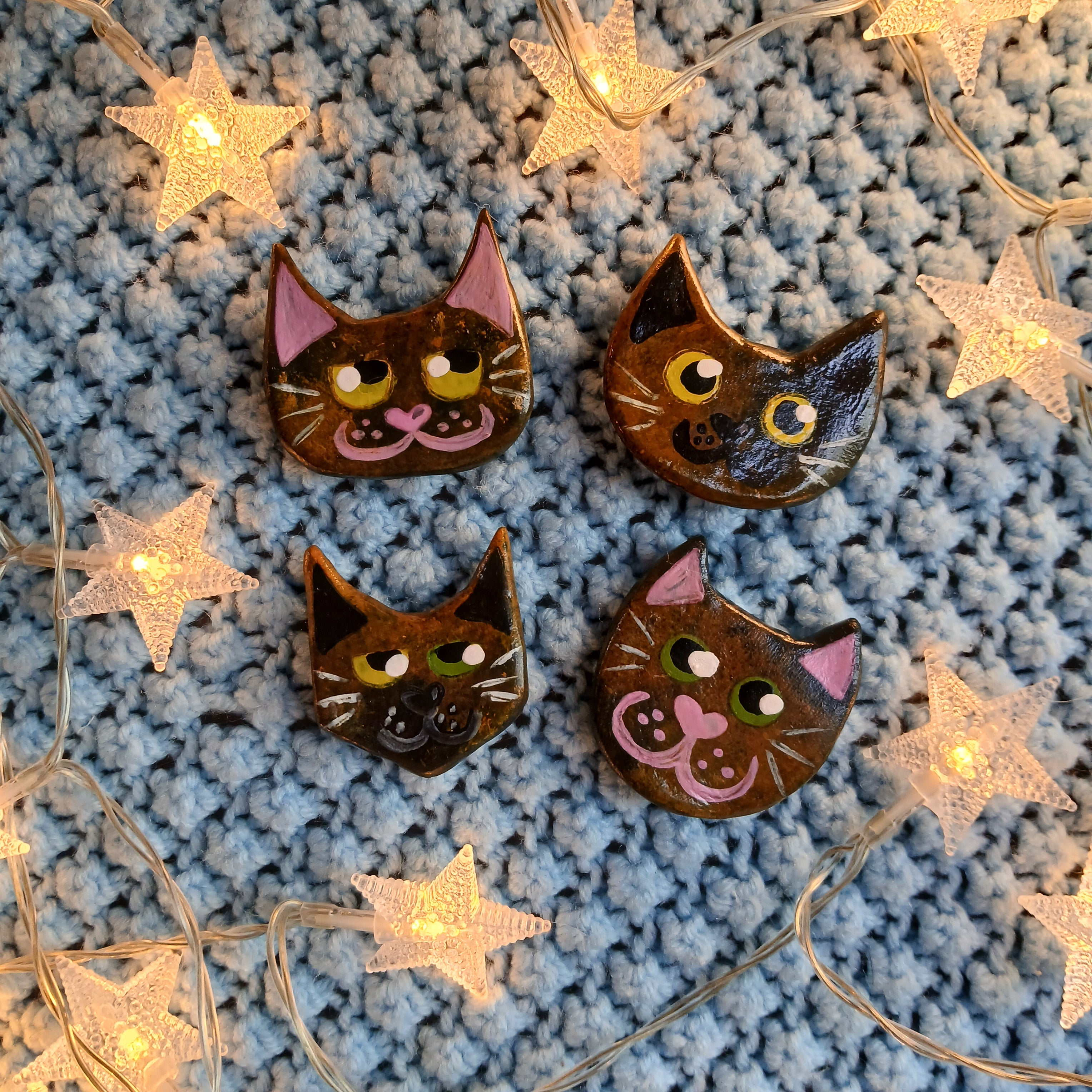 Tortoiseshell/Tortie Cat Face Magnet