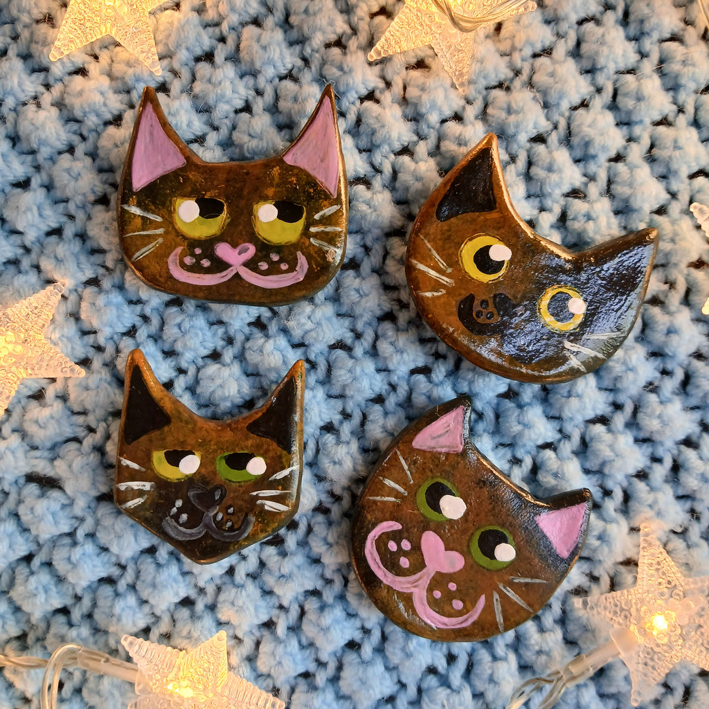 Tortoiseshell/Tortie Cat Face Magnet
