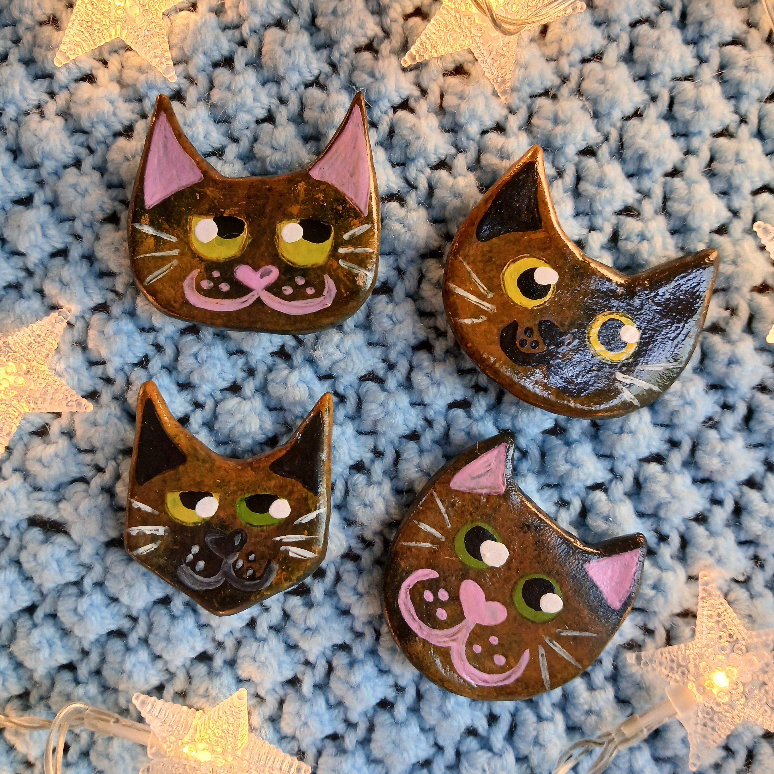 Tortoiseshell/Tortie Cat Face Magnet