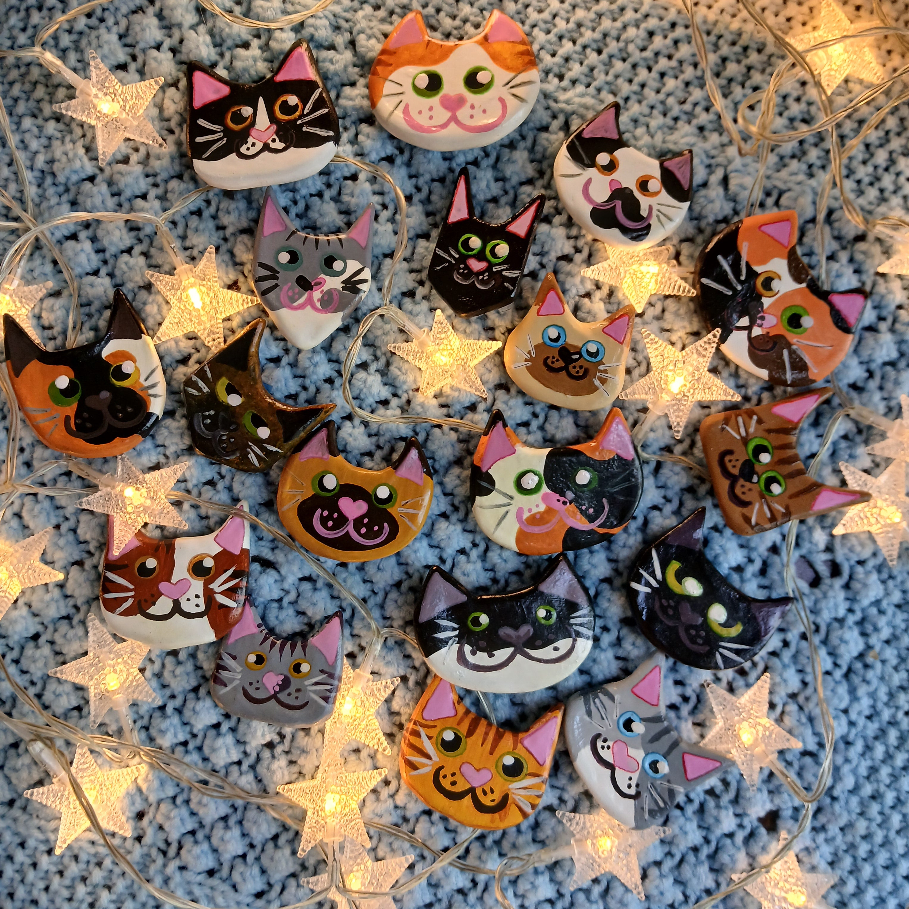 Tortoiseshell/Tortie Cat Face Magnet