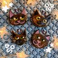 Tortoiseshell/Tortie Cat Face Magnet